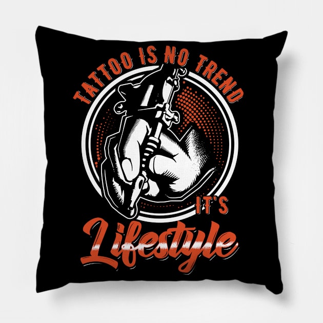 Tattoo Is Lifestyle - Tattooed Pillow by Streetwear KKS