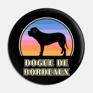 Dogue de Bordeaux Vintage Sunset Dog Pin