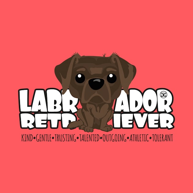 Labrador Retriever (Choco) - DGBighead by DoggyGraphics