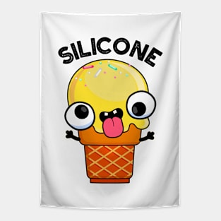 Silicone Funny Ice Cream Cone Pun Tapestry