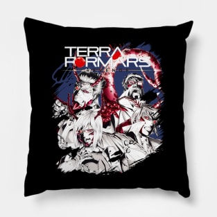 Adapt or Die Terra Anime T-Shirt Celebrating Characters' Adaptations and Survival Skills Pillow