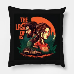 The Last of Us Pedro Pascal Joel, Ellie inspired design Pillow