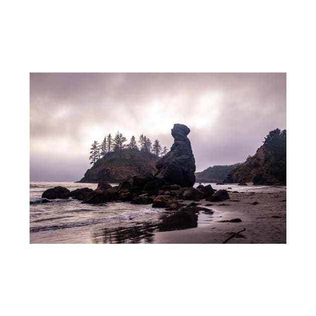 Moody view of Grandmother Rock by blossomcophoto