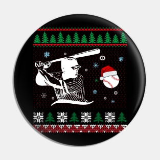 Christmas Baseball For Kids Men Ball Santa Pin