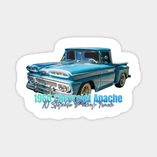 1960 Chevrolet Apache 10 Stepside Pickup Truck Magnet