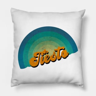 vintage retro Tiesto Pillow