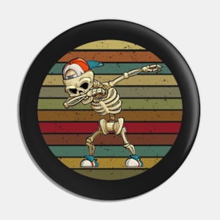 Dab Skull design Gifts Pin