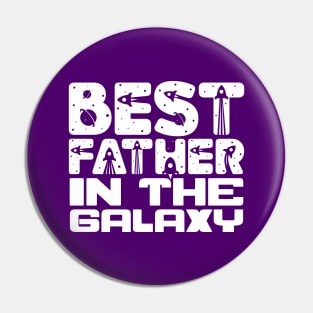 Best Father In The Galaxy Pin