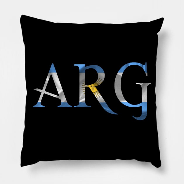 Argentina Argentina Flag ARG Pillow by Monstershirts