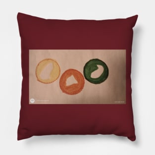 Abstract Three Images Pillow