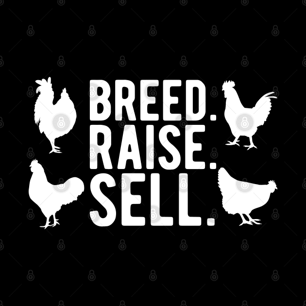 Chicken Farm - Breed. Raise. Sell. w by KC Happy Shop