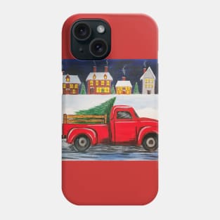 Bringing Home the Christmas Tree Phone Case