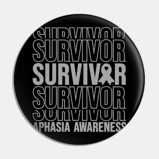 Aphasia Awareness Aphasia Survivor Pin