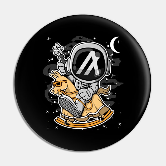 Astronaut Horse Algorand ALGO Coin To The Moon Crypto Token Cryptocurrency Blockchain Wallet Birthday Gift For Men Women Kids Pin by Thingking About