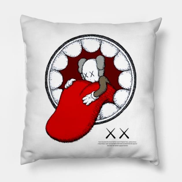 Kaws Design Pillow by CazzyShop