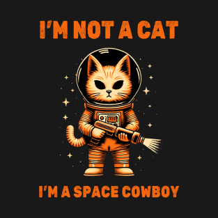 Space Cowboy Cat T-Shirt