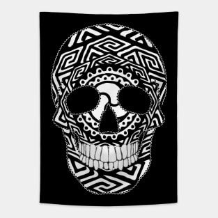 Skull and Mandala Tapestry