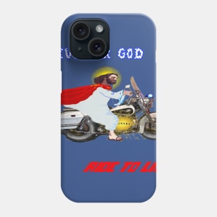 LIVE FOR GOD - RIDE TO LIVE Phone Case