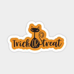 Trick or Treat Cat Magnet