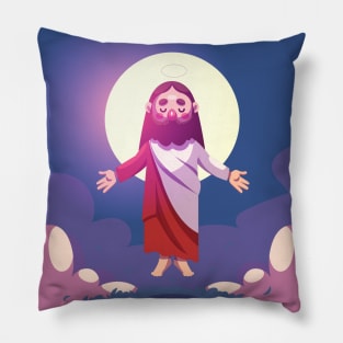 Jesus Easter illustration Pillow