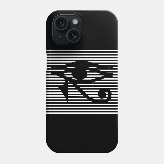 ancient egyptian symbol udjat Phone Case by In_Design_We_Trust