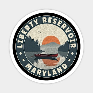 Liberty Reservoir Maryland Sunset Magnet