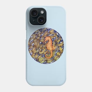 Sea Horse in the Kelp Forest Phone Case