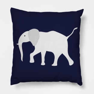 Elephant navy Pillow