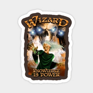 Wizard - Knowledge is Power! Magnet