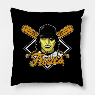 Baseball Furies (Black Print) Pillow