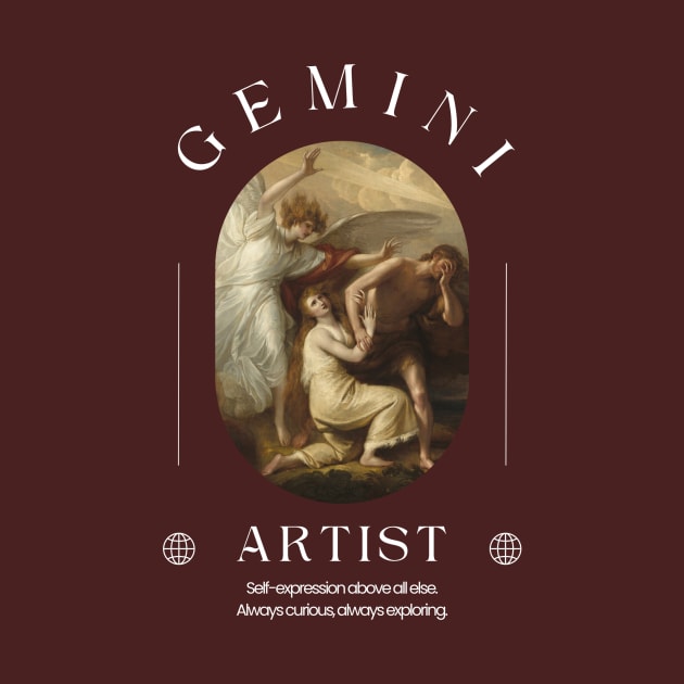 Gemini Artist - Astrology Art History 4 by rosiemoonart