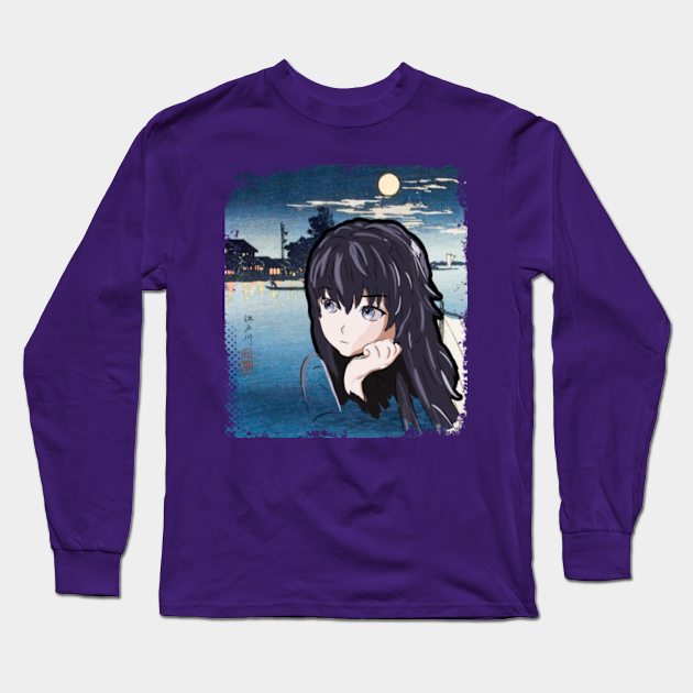 Anime Beautiful Girl Fighter No Yaiba Night Moon Dream ripped effect - Anime And Manga - Long Sleeve T-Shirt | TeePublic Anime Beautiful Girl Fighter No Yaiba Night Moon Dream ripped effect - Anime And Manga - Long Sleeve T-Shirt | TeePublic
