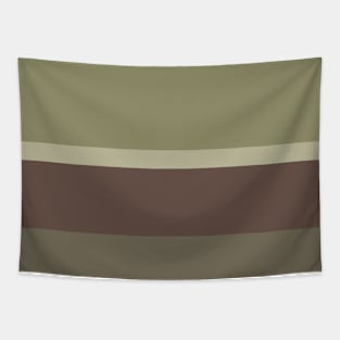 An unparagoned impression of Purplish Brown, Grey Brown, Camouflage Green, Putty and Brown Grey stripes. Tapestry