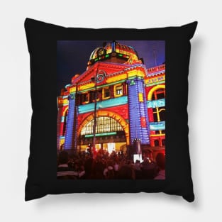 WhiteNight Melbourne ~ Flinders Street Station Pillow