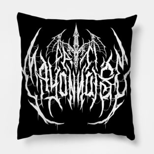 Patti Mayonnaise - Death Metal Logo Pillow