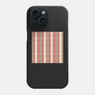 Cottagecore Aesthetic Artair 1 Hand Drawn Textured Plaid Pattern Phone Case