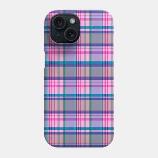 Pink and Purple Plaid Pattern Phone Case