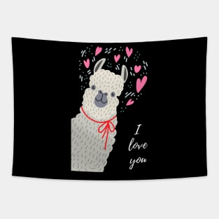 llama i love you Tapestry