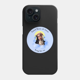 Saint Rose of Lima (Blue) Phone Case