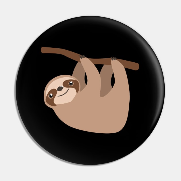 Sloth Pin by cartoonowl