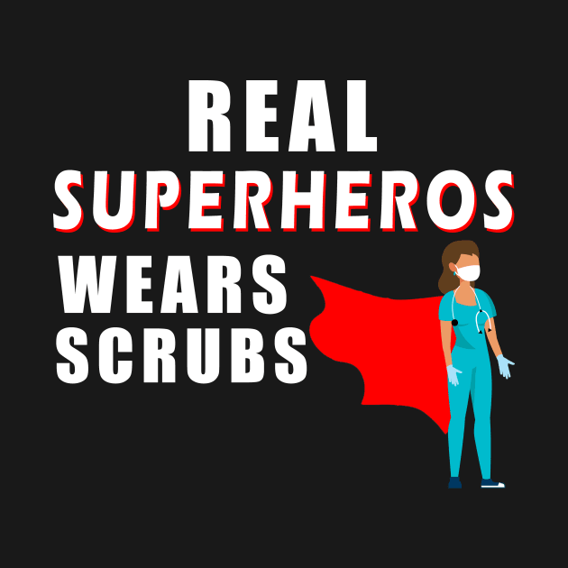 Real superheros wears scrubs by Flipodesigner
