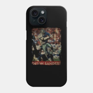 TEXTURE ART- Deion Sanders - RETRO STYLE 5 Phone Case