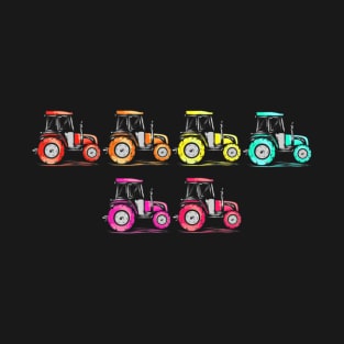 Farm Tractor Gift for Farmer Rancher Agriculture Harvest T-Shirt