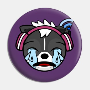 Crying Melody Skunk Pin