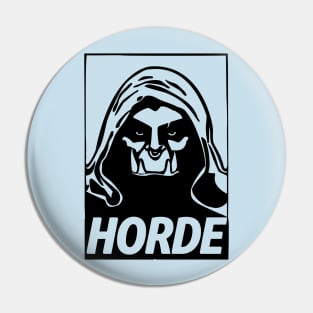 HORDE hooded orc chief Pin