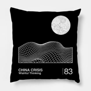 Wishful Thinking / Minimalist Graphic Design Fan Artwork Pillow