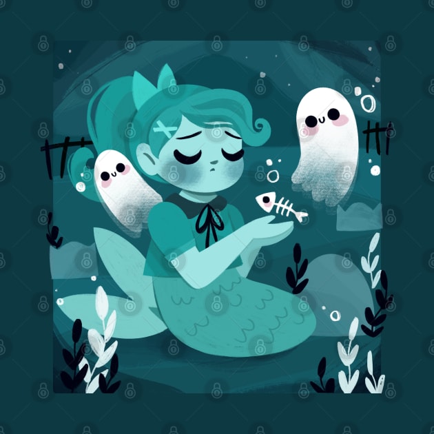 Ghostly Mermaid by Lobomaravilha