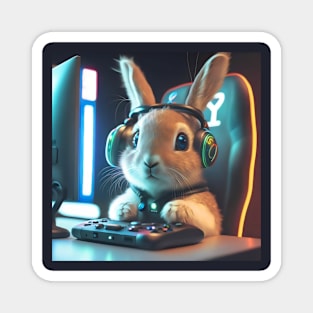 Gamer rabbit Magnet