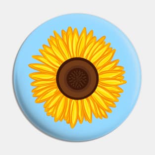 Sunny Sunflower Pin