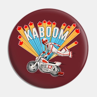 The Canadian KABOOM Pin